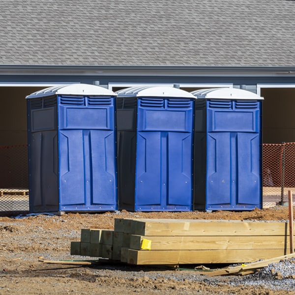 what is the cost difference between standard and deluxe porta potty rentals in Doe Run MO